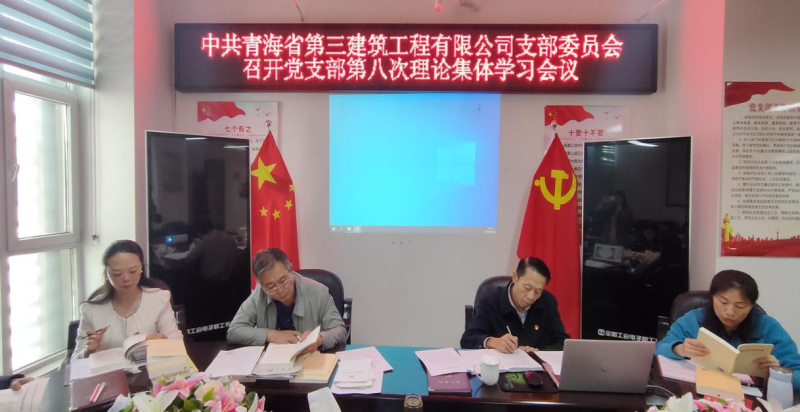 三建公司黨支部召開第八次理論集體學(xué)習(xí)會 ----集團(tuán)黨委委員、紀(jì)委書記講主題教育專題黨課