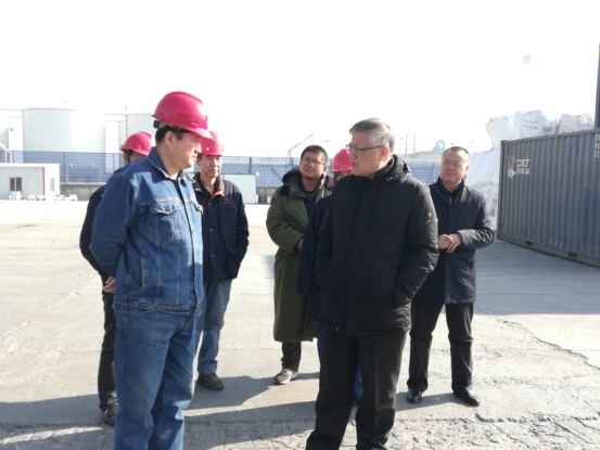 集團黨委書記、董事長王玉輝同志到工投公司考察調研