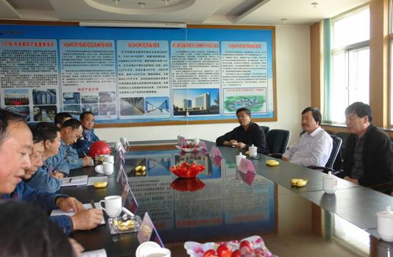 劉崇珩、馮志洪蒞臨青海物產(chǎn)北川工業(yè)物流園參觀